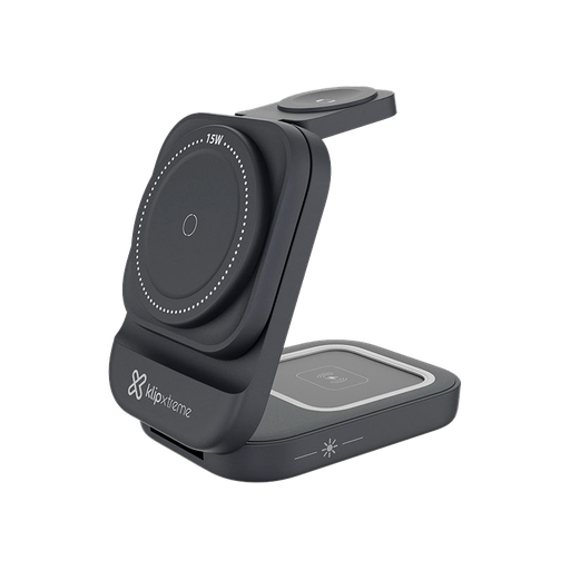 [KDC-150] Estación de Carga Inalámbrica 3 en 1 Klip Xtreme PowerDesk Lite para Smartphone/Audífonos/Smartwatch