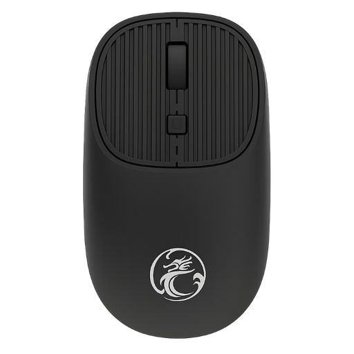 [ES20240228G4] Mouse Inalámbrico y Recargable iMice G4 Black de Color Negro