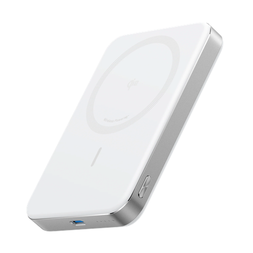 [A1664H21] Power Bank Magnético e Inalámbrico Anker Ultra Slim Magnetic White de Color Blanco