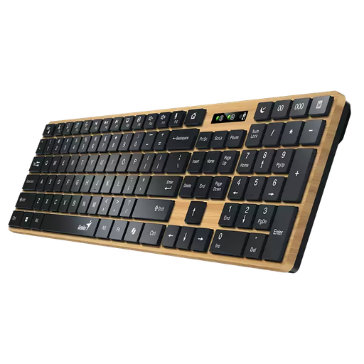 [31320004401] Teclado Bluetooth Genius SlimStar 7250BT Pine Wood Diseño Madera