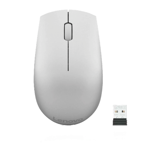[1PGY50Z18985] Mouse Inalámbrico Lenovo 530 Platinum Grey de Color Gris Platino