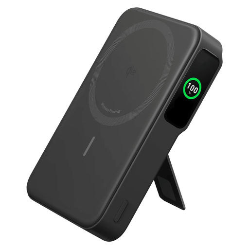 [A1654H11] Power Bank Magnético con Pantalla Inalámbrico Anker MagGo Ultra-Fast Black Stone de Color Negro
