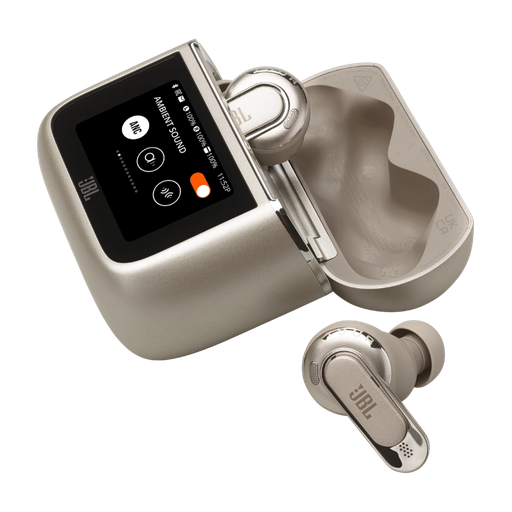 [JBLTOURPRO3LTTAM] Audífonos Bluetooth JBL Tour Pro 3 Latte de Color Beige