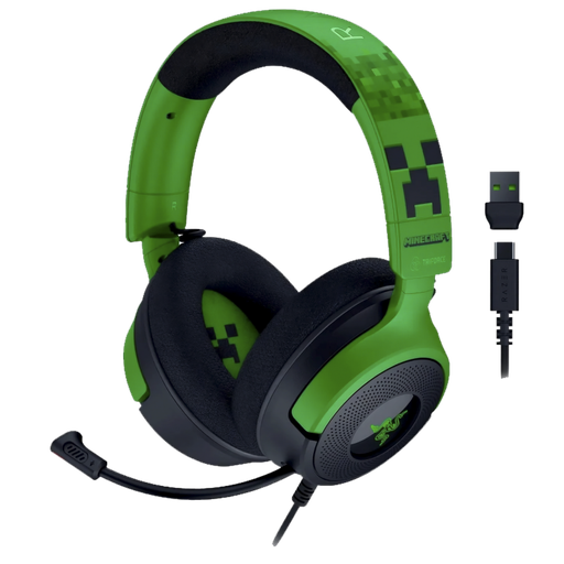 [RZ04-05180200-R3M1] Audífonos Gamer Razer Kraken V4 X Minecraft con Cable USB-C