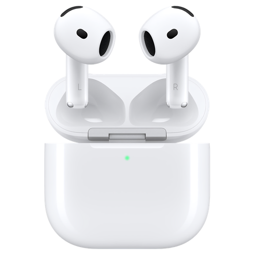 [MXP63AM/A] Audifonos Bluetooth Apple AirPods 4 Blancos Sin Cancelación de Ruido