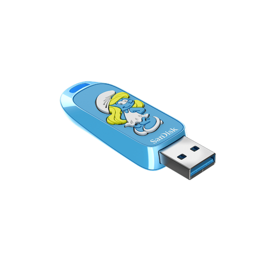 [SDCZIS-256G-G46] Memoria USB-A 3.2 SanDisk Smurfs de 256 GB Edición Pitufina