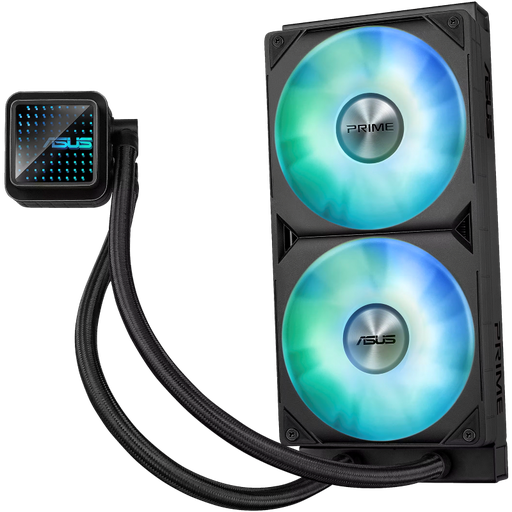 [90RC0111'B0EAY0] Enfriamiento Líquido Asus PRIME LC 240 ARGB Negro de 2 Ventiladores