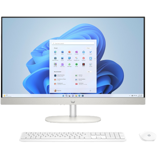 [BM6X3LA#ABM] Computadora de Escritorio Todo en Uno HP 27-cr0250la Blanco Nácar