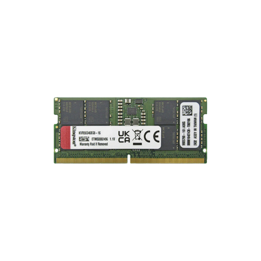 [KVR56S46BS8] Memoria RAM SODIMM DDR5 Kingston de 16 GB a 5600 Mhz para Computadora Portátil 