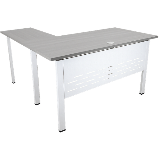 [DC-4107B] Escritorio Tipo L Dorasol Blanco