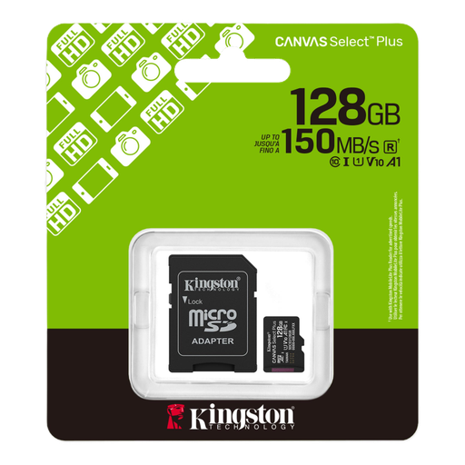 [SDCS3/128GB] Memoria MicroSDXC Kingston Canvas Select Plus de 128 GB