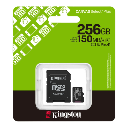 [SDCS3/256GB] Memoria MicroSDXC Kingston Canvas Select Plus de 256 GB