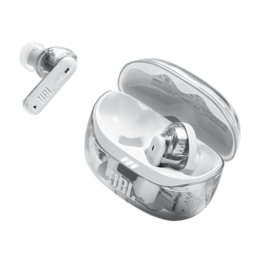 [JBLTBEAM2GWHTAM] Audífonos Bluetooth JBL Tune Beam 2 Ghost White de Color Blanco