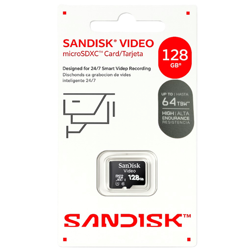 [SDSDQAS4-128G-BP] Memoria MicroSDXC UHS-I SanDisk Video de 128 GB