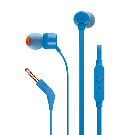 [JBLT110BLUAME] Audífonos JBL Tune 110E Blue de Color Azul con Cable Aux 3.5mm