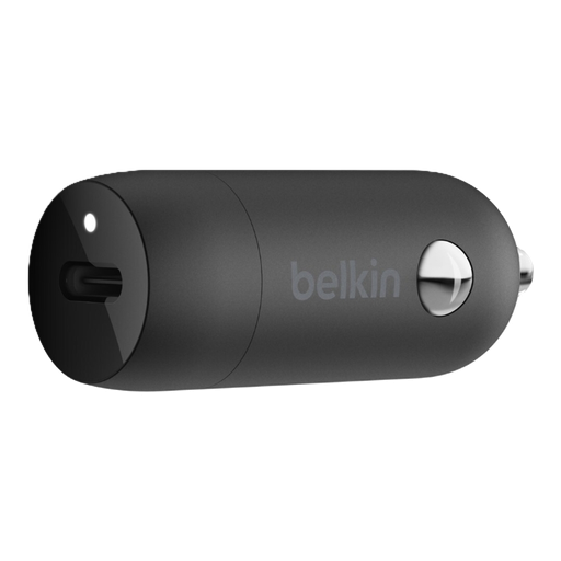 [CCA004btBK] Adaptador de Corriente Belkin BoostCharge de 30 Watts USB-C para Automóvil
