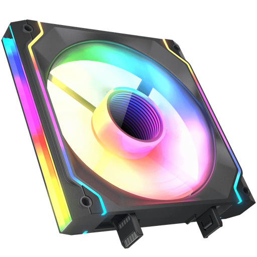 [CF-SC140FB-RGB] Ventilador Modular Cougar SC140-FB Black de Color Negro con ARGB para Computadora de Escritorio