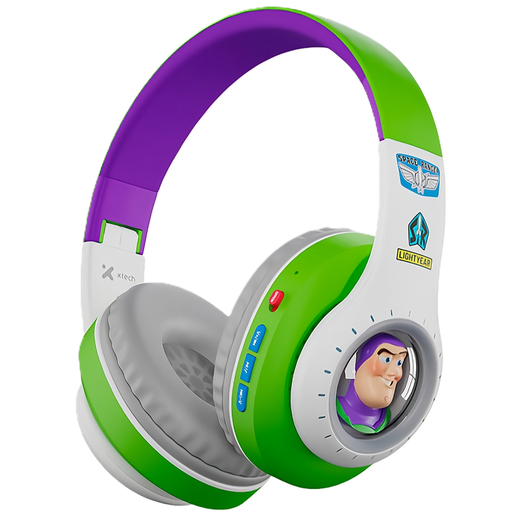 [XTH-D381TS] Audífonos Bluetooth Iluminados Xtech Toy Story 5 Buzz Lightyear