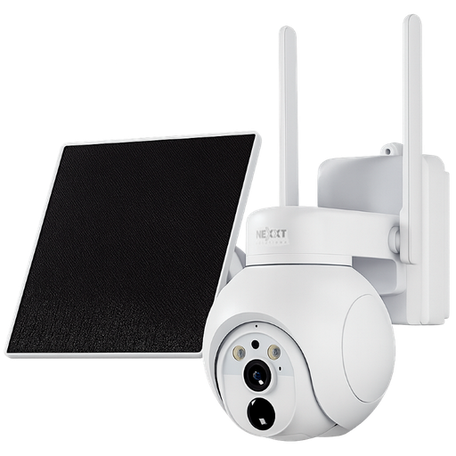 [NHC-OP40SL] Cámara de Seguridad 4G PTZ Nexxt con Panel Solar para Exteriores