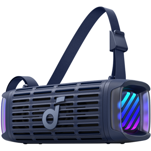 [D5100030] Bocina Bluetooth Soundcore Boom 3i Midnight Blue de Color Azul