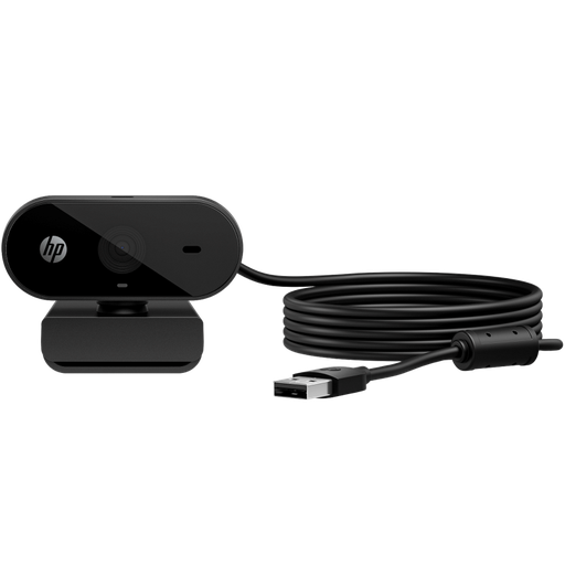 [53X26AA#ABL] Cámara Web HP 320 FHD Black de Color Negro con Cable USB-A