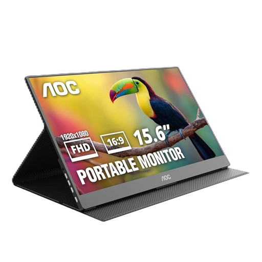 [685417741182] ​Monitor Portátil IPS AOC 16T20  de 15.6" y 60 hz de Color Negro