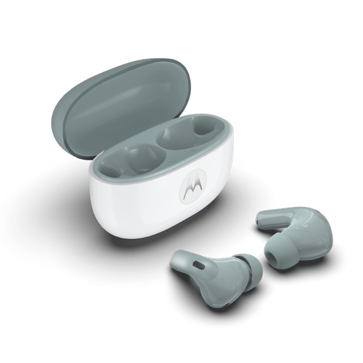 [PG38C08169] Audífonos Bluetooth Motorola Moto Buds 2 PANTONE Gray Mist Grises