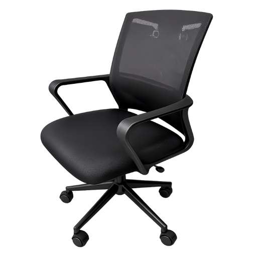 [VT-CH-8301M] Silla Secretarial Vektor Tech MOVE con Malla de Color Negro y Brazos