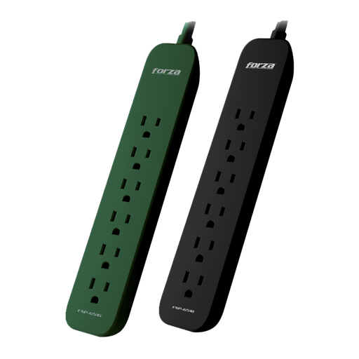 [FSP-651 2PK] Pack de 2 Supresores de Picos con Proteccción de Sobretensión Forza