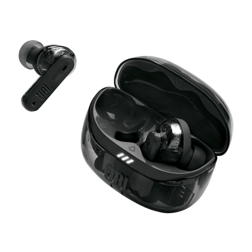 [JBLTBEAM2GBLKAM] Audífonos Bluetooth JBL Tune Beam 2 Ghost Black de Color Negro
