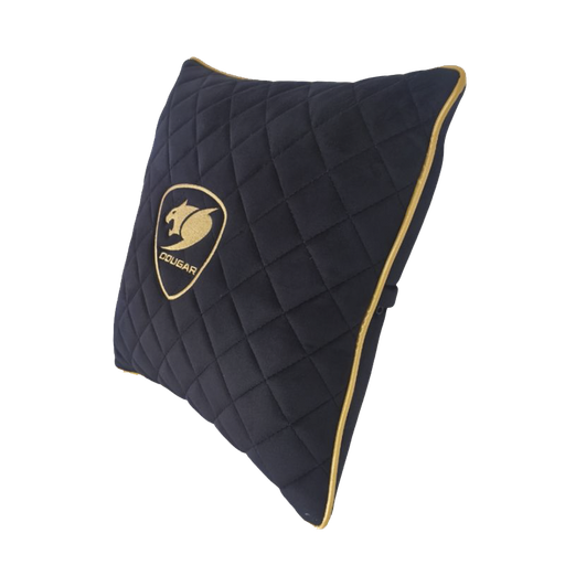 [3MLANGLB.0001] Cojín Cougar Cushion Lander de Color Negro con Dorado