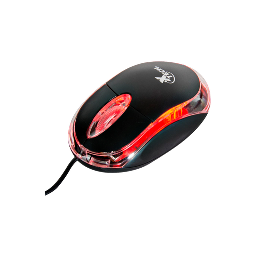 [XTM-195] Mouse Xtech 3D de 3 Botones XTM-195 Color Negro con Cable USB-A